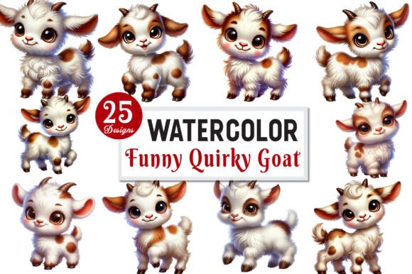 Download Funny Quirky Goat Clipart - Goat Collection