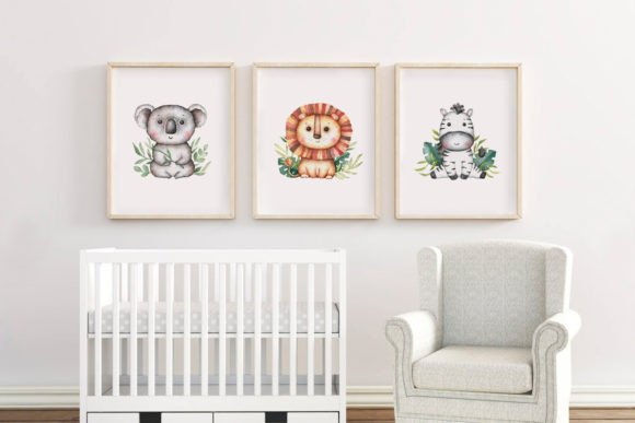 Download Safari Nursery Print Wall Art - Safari nursery Collection