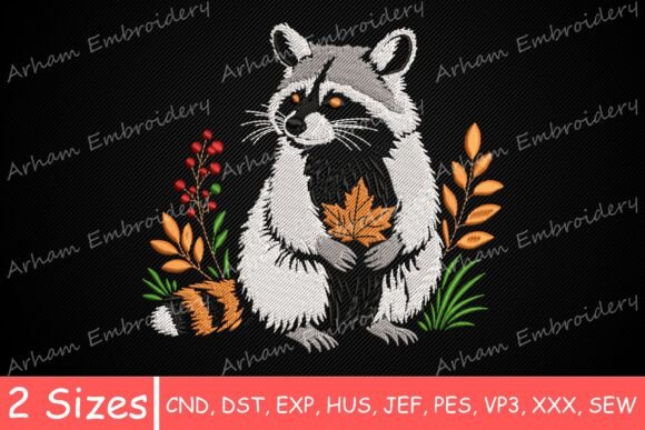 Download Cozy Autumn Raccoon - Autumn Collection