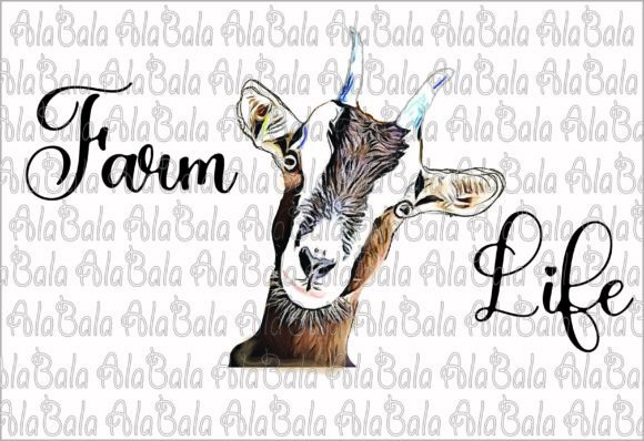 Download Watercolor Goat PNG,Sublimation Graphics - Goat Collection
