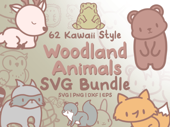Download Woodland Animals SVG Illustrations - Premium Resources